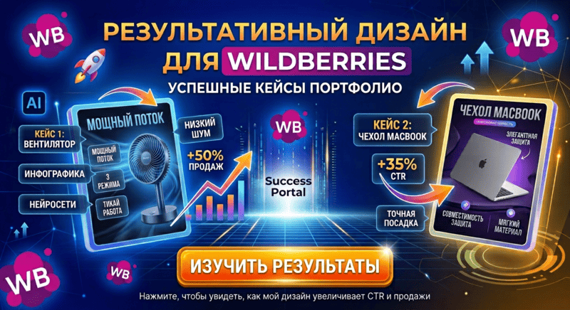 Конверсионный дизайн карточек товаров для маркетплейсов