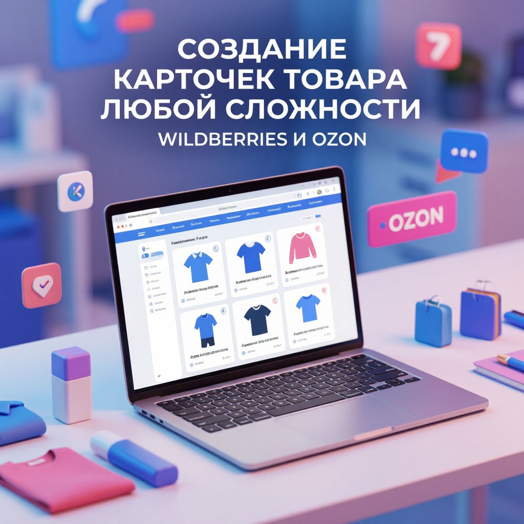 Создам эффективную карточку товара для Ozon или Wildberries