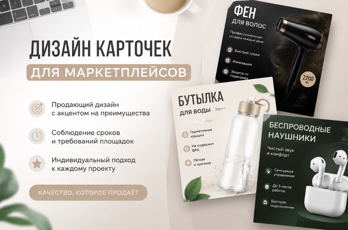 Создам качественные карточки товаров для маркетплейсов