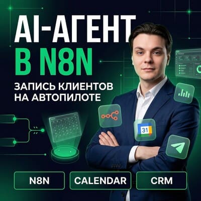 AI-агент в n8n для записи клиентов, CRM и Google Calendar