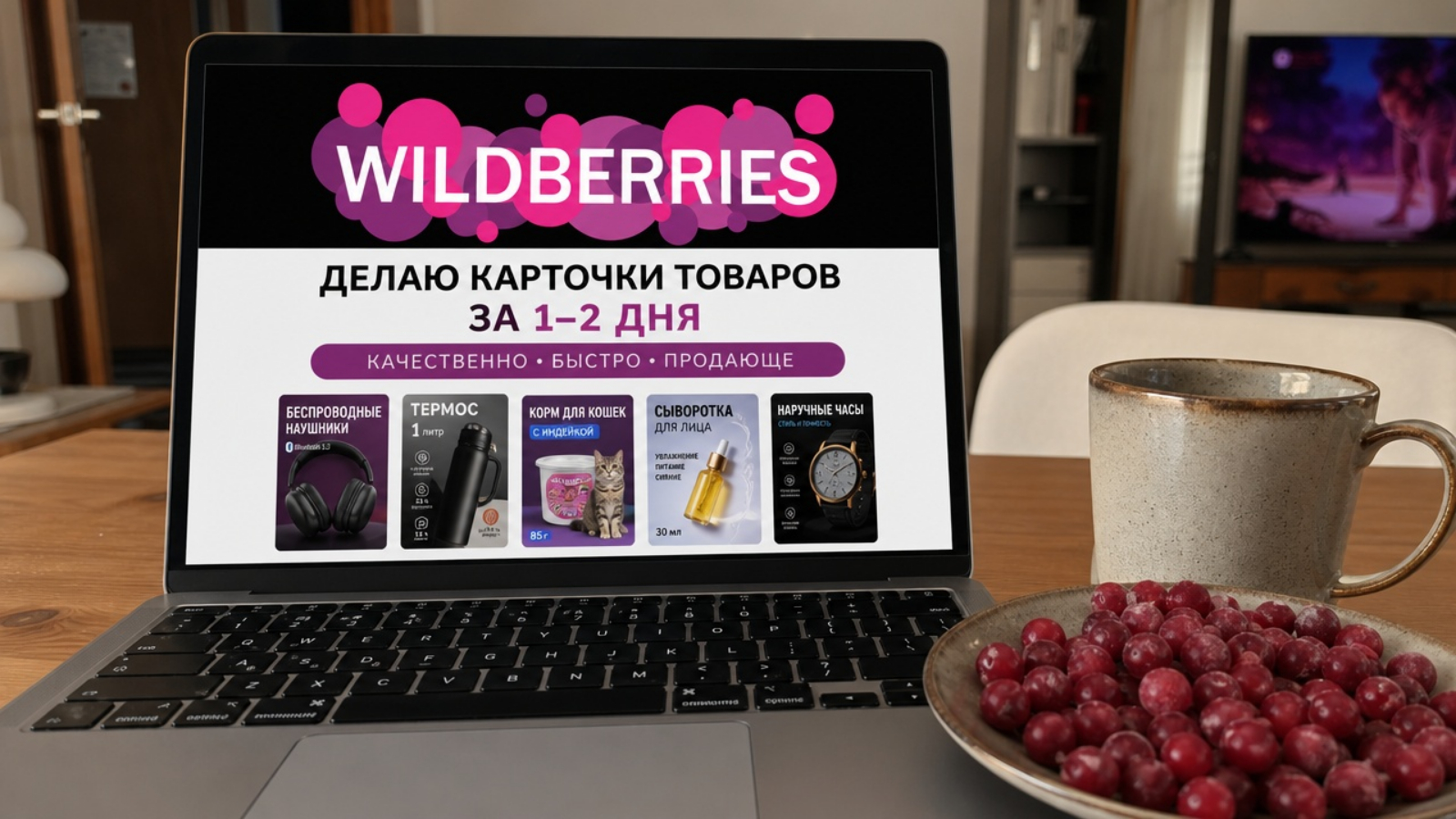 Карточки товаров для маркетплейсов: дизайн и контент