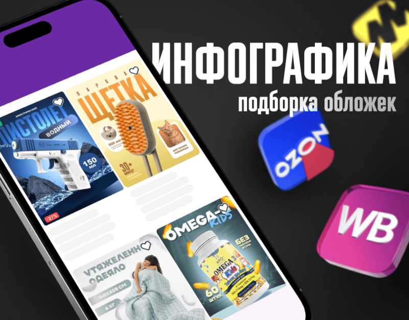 Создам дизайн карточек товаров…