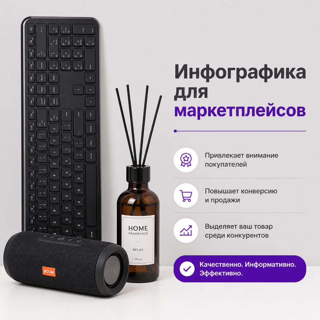 Сделаю любую фото карточку для хороших продаж