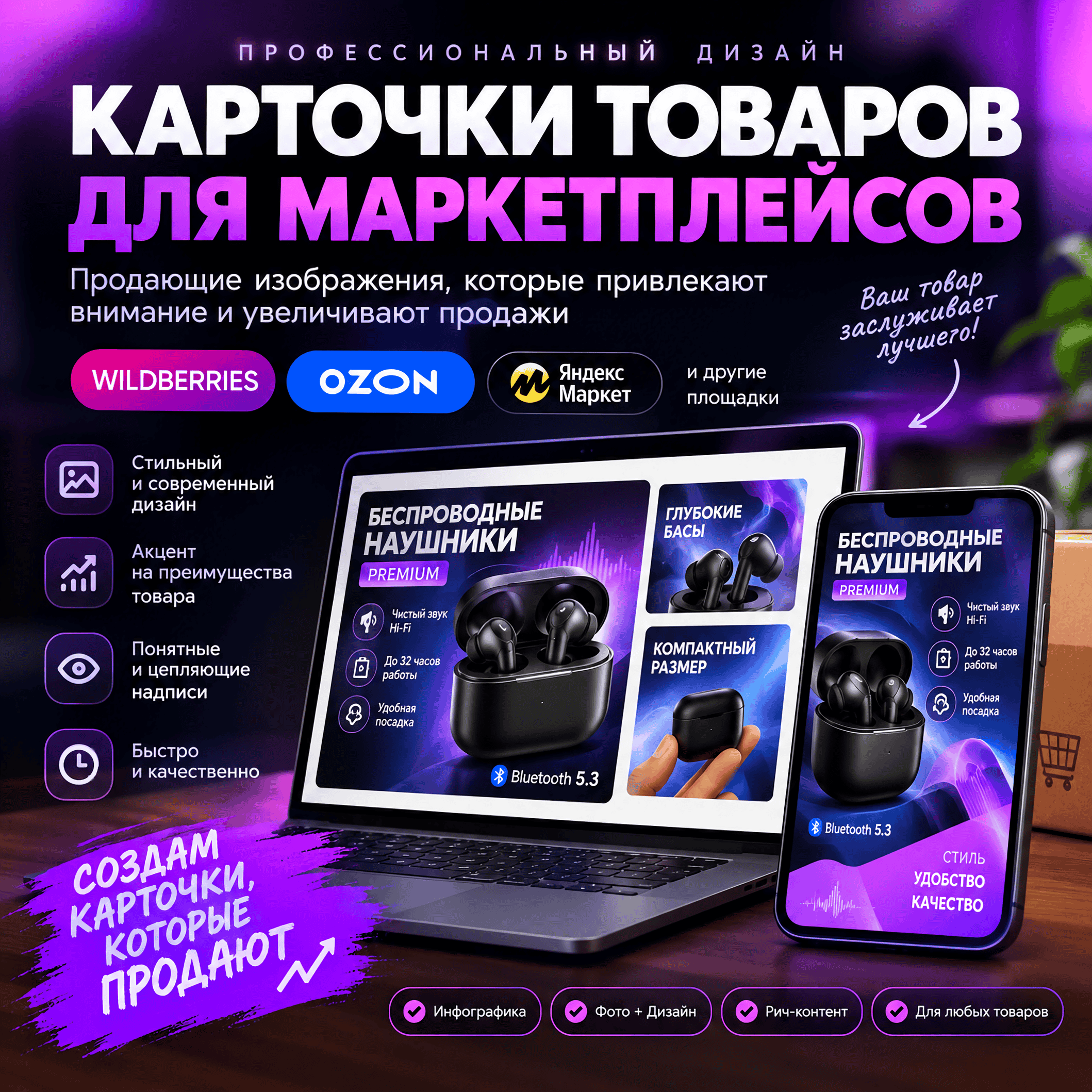 Дизайн карточек товаров для ма�…