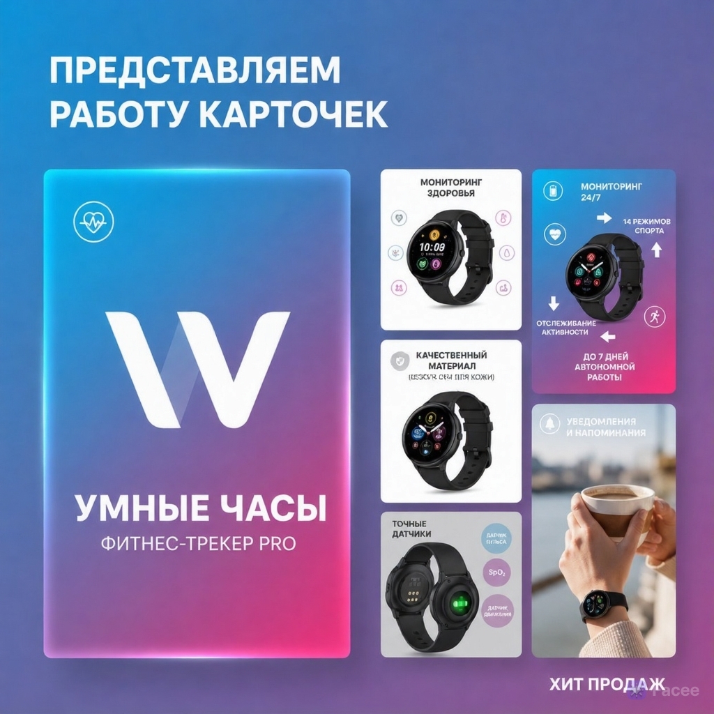 Разработаю дизайн карточек товаров для Wildberries
