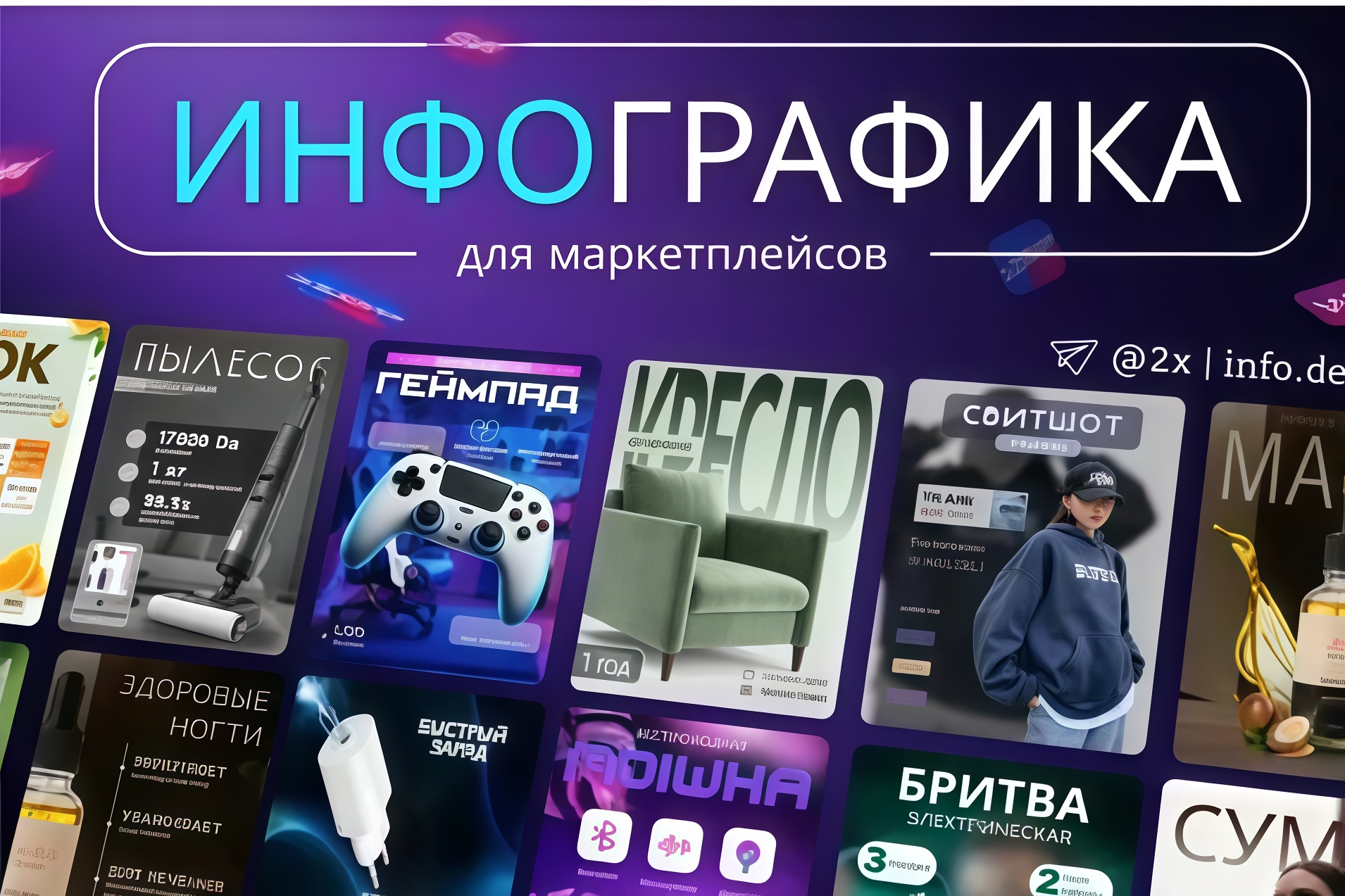 Разработаю инфографику товара