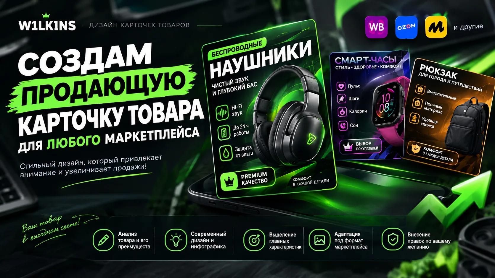 Дизайн карточек товаров для ма�…