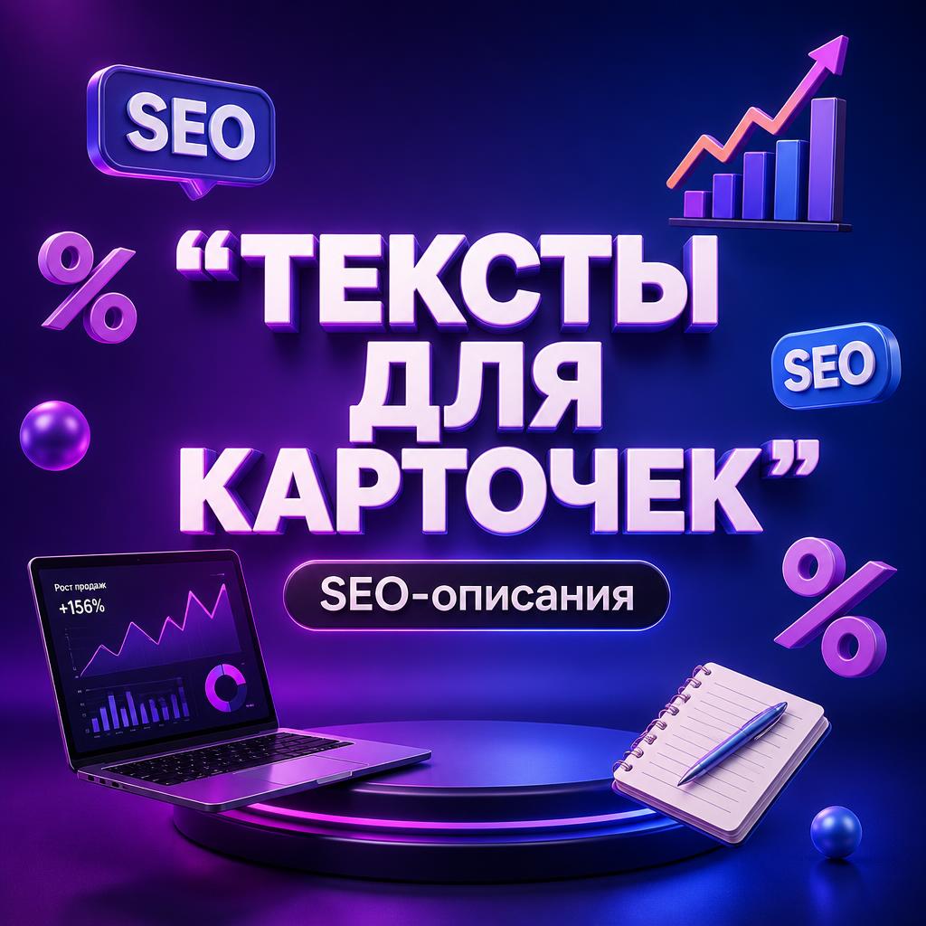 Отредактирую и улучшу текст описания карточек товаров для маркетплейсов