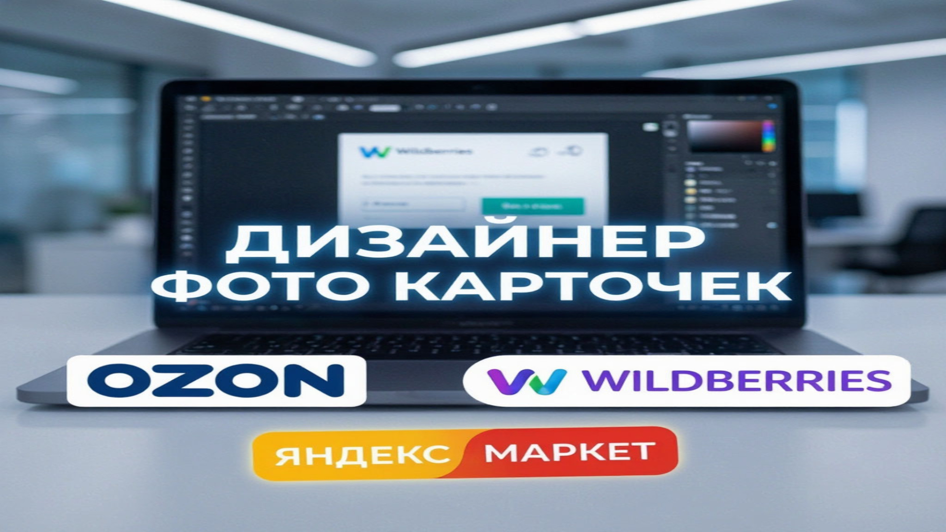 Дизайн фото и видеокарточек товаров для маркетплейсов