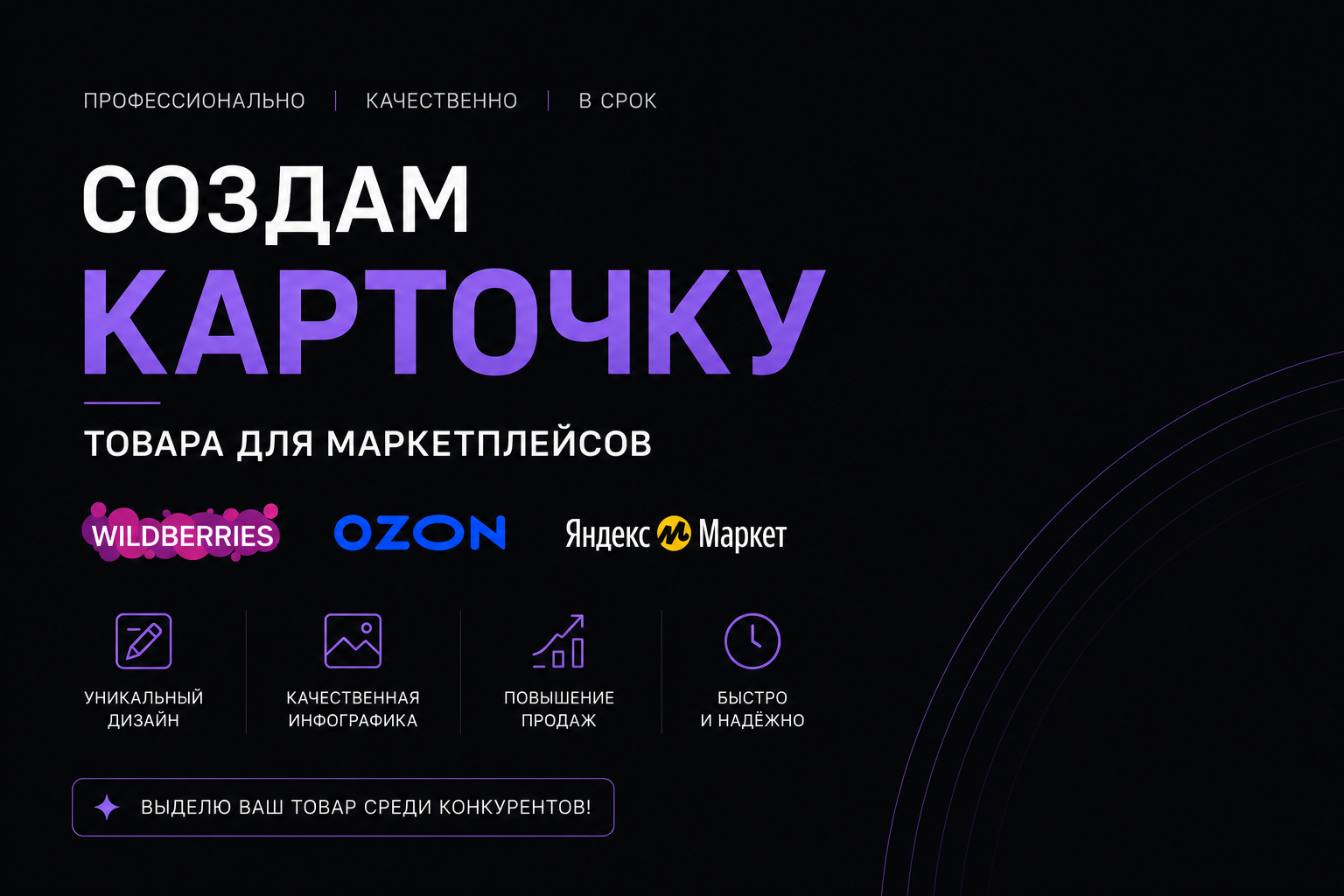 Создам качественный дизайн карточки товара для маркетплейсов
