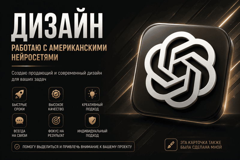 Создание и доработка карточек товаров с помощью нейросетей
