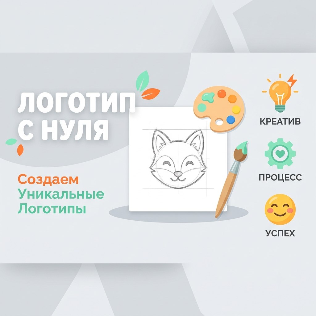Разработаю логотип с учётом ваших пожеланий за 2 дня