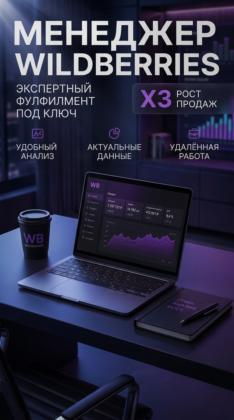 Создам инфографику и оформлю карточку товара для Wildberries и Ozon