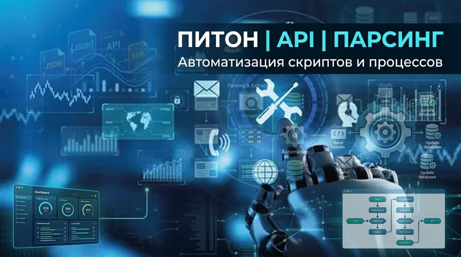 Python-разработка: автоматизация процессов, API, парсинг и скрипты
