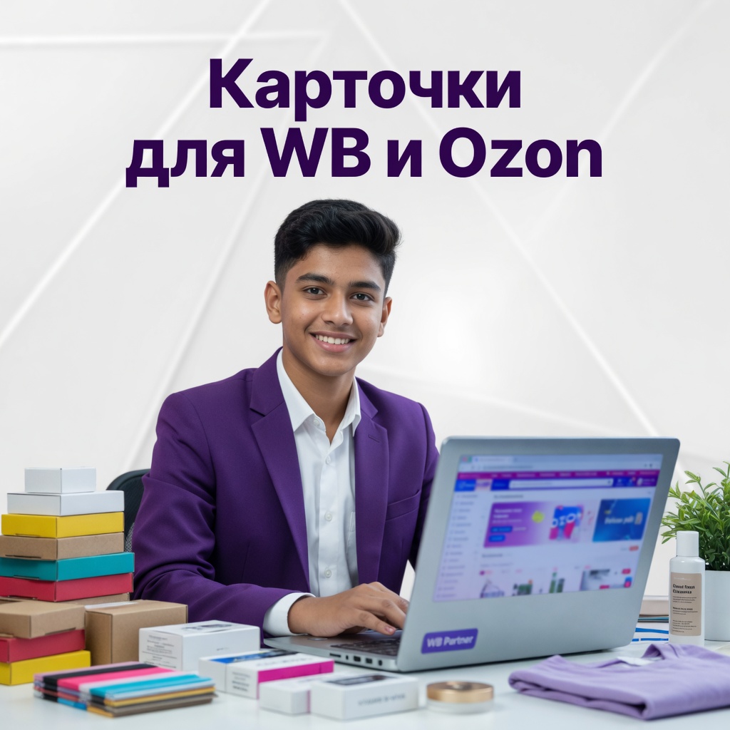 Создам качественную карточку товара для Wildberries и Ozon