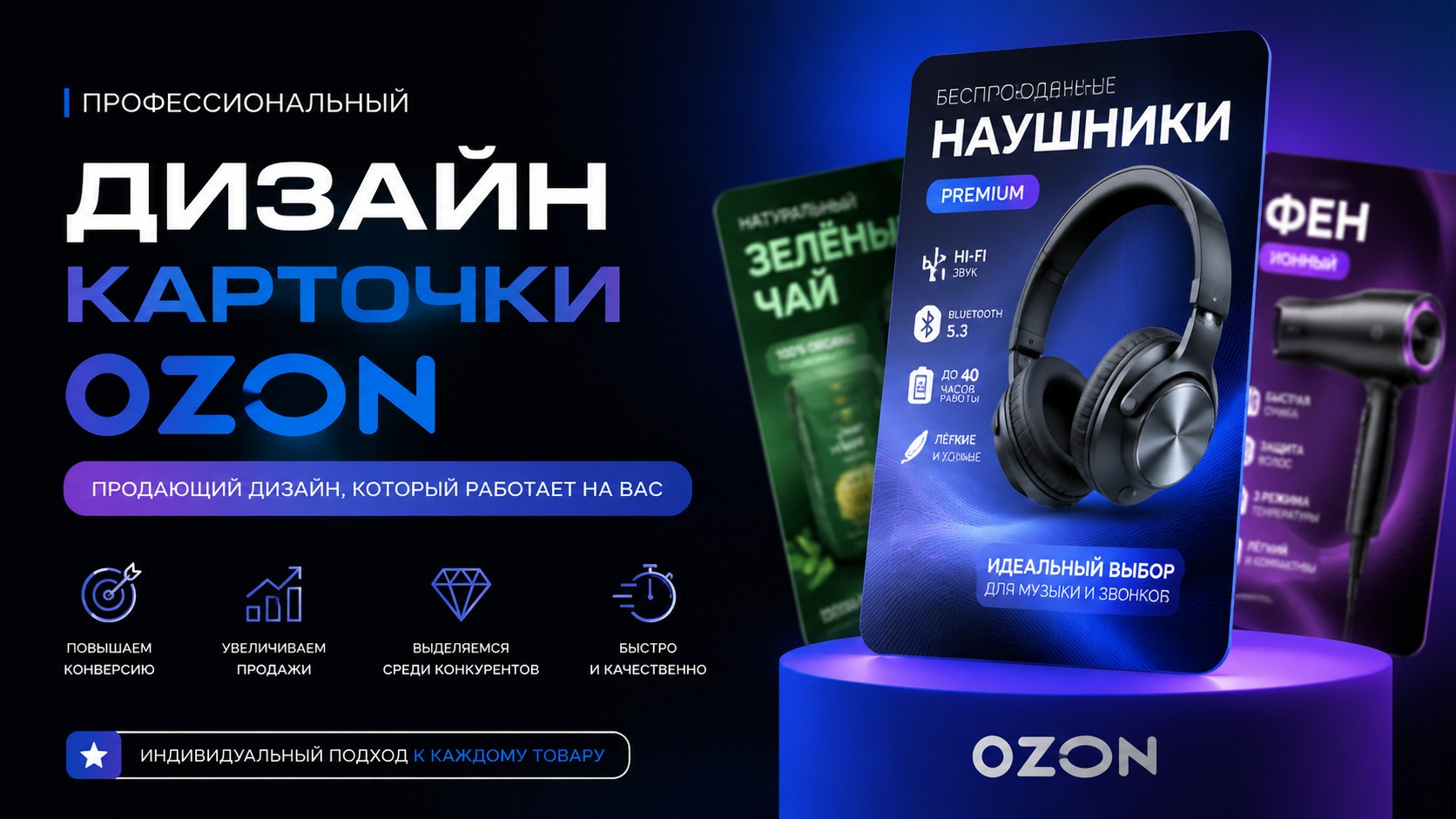 Разработка дизайна карточек тов…