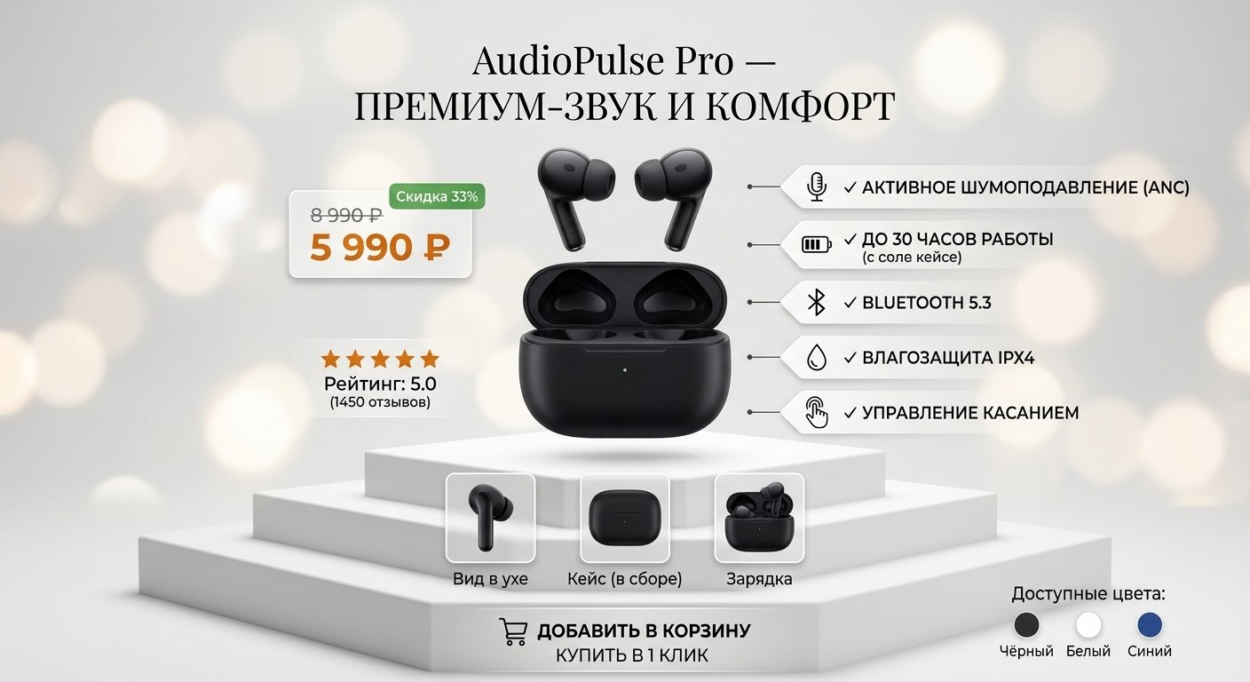 Сделаю качественную карточку товара за 1 день