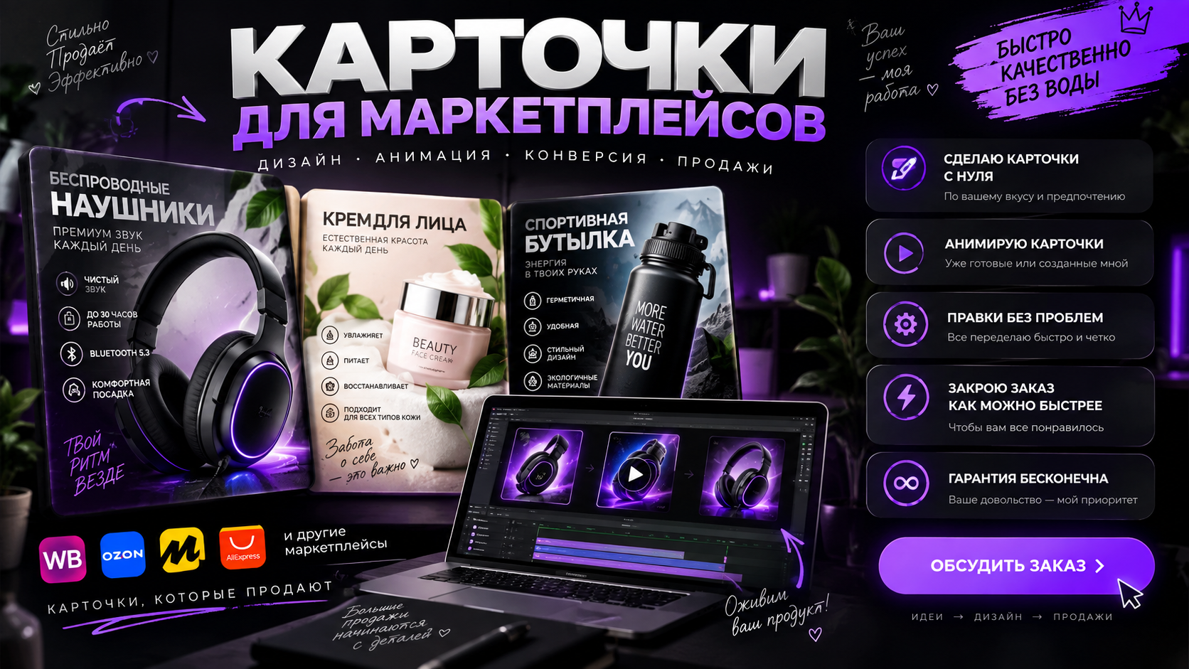 Дизайн карточек товаров для ма�…