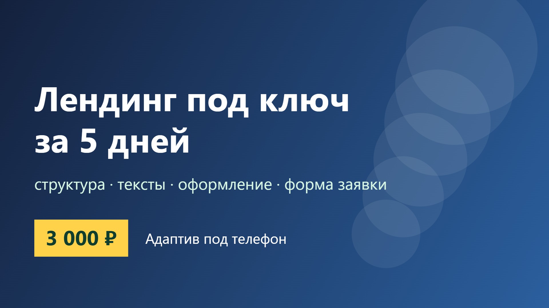 Лендинг под ключ: структура, те…