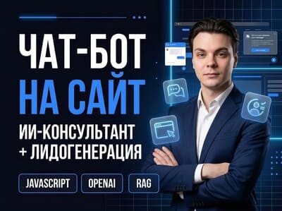 ИИ чат-бот виджет на сайт для консультаций и сбора заявок