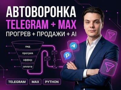 Автоворонка в Telegram и MAX для прогрева и продаж с ИИ