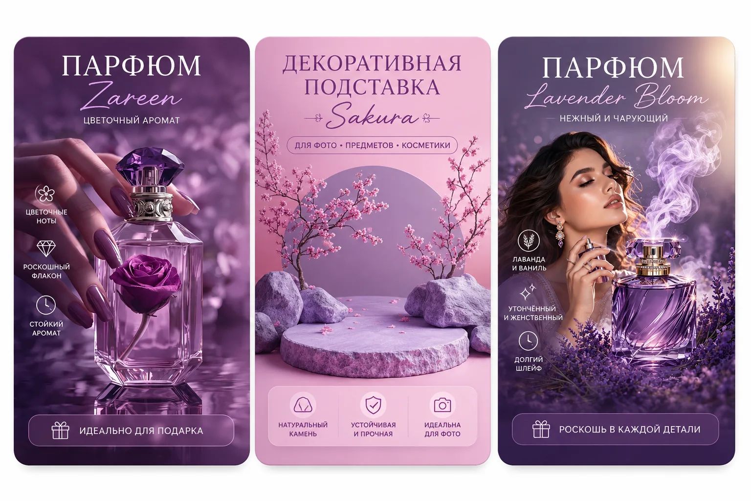 Создам дизайн карточек товаров для маркетплейсов Wildberries, Ozon, Яндекс Маркет