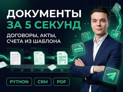 Автогенерация документов из CRM в договоры, акты и счета