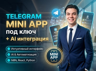 Telegram Mini App под ключ с AI и интеграциями для бизнеса