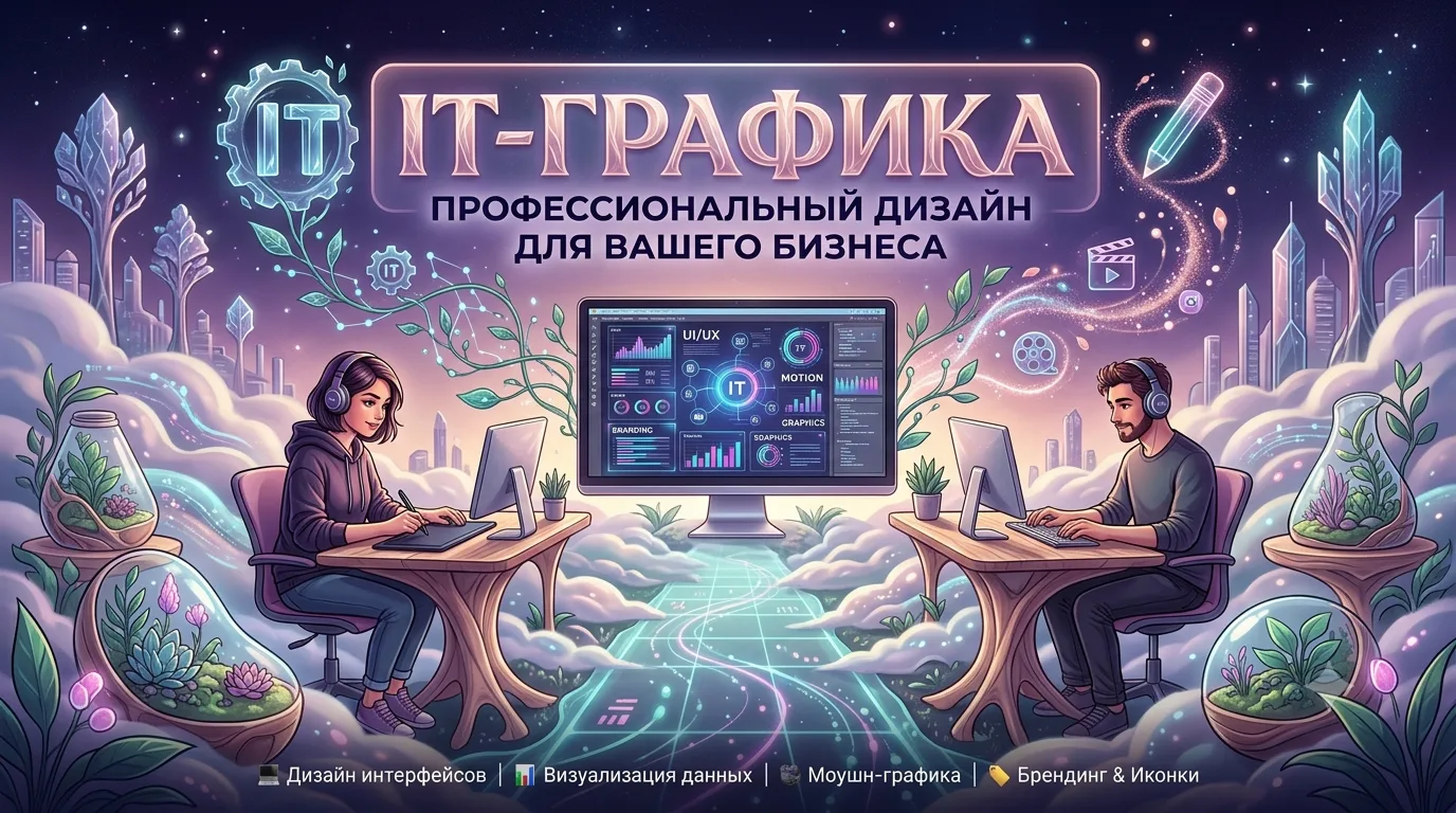Создам IT-графику для визуализации сложных технологических идей