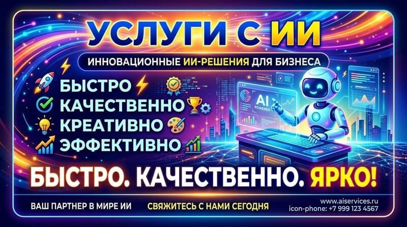 Разработаю и внедрю AI-решения для бизнеса под ключ
