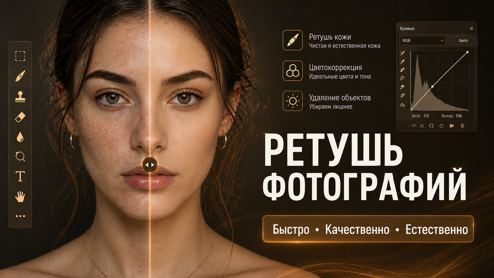 Сделаю профессиональную ретушь фото и удалю лишние объекты
