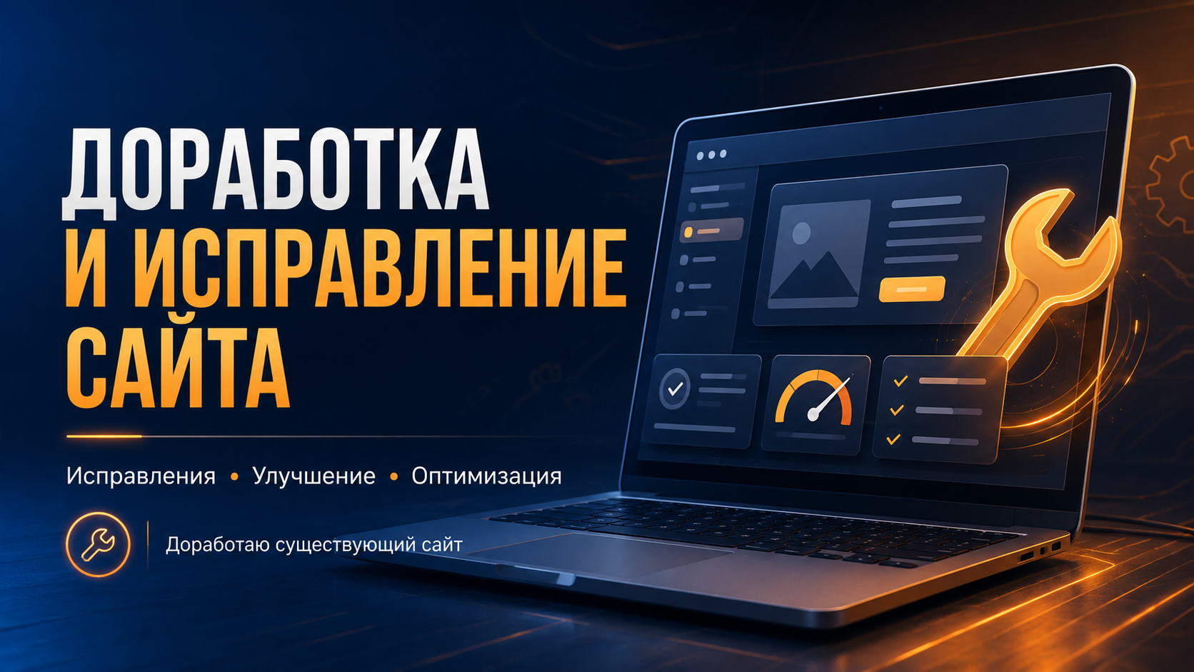 Доработка и исправление существующего сайта