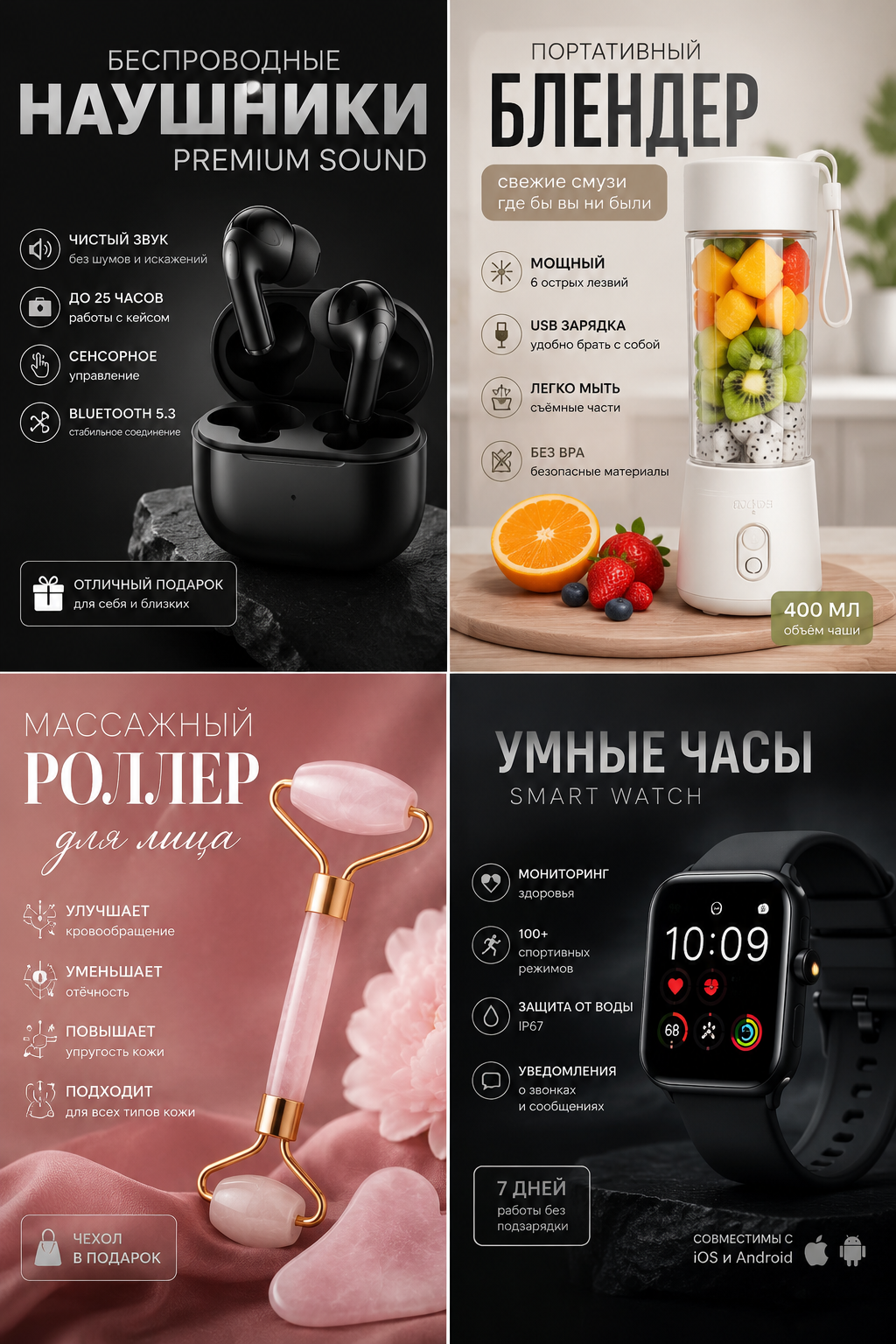 Создам дизайн карточек товаров с инфографикой для маркетплейсов