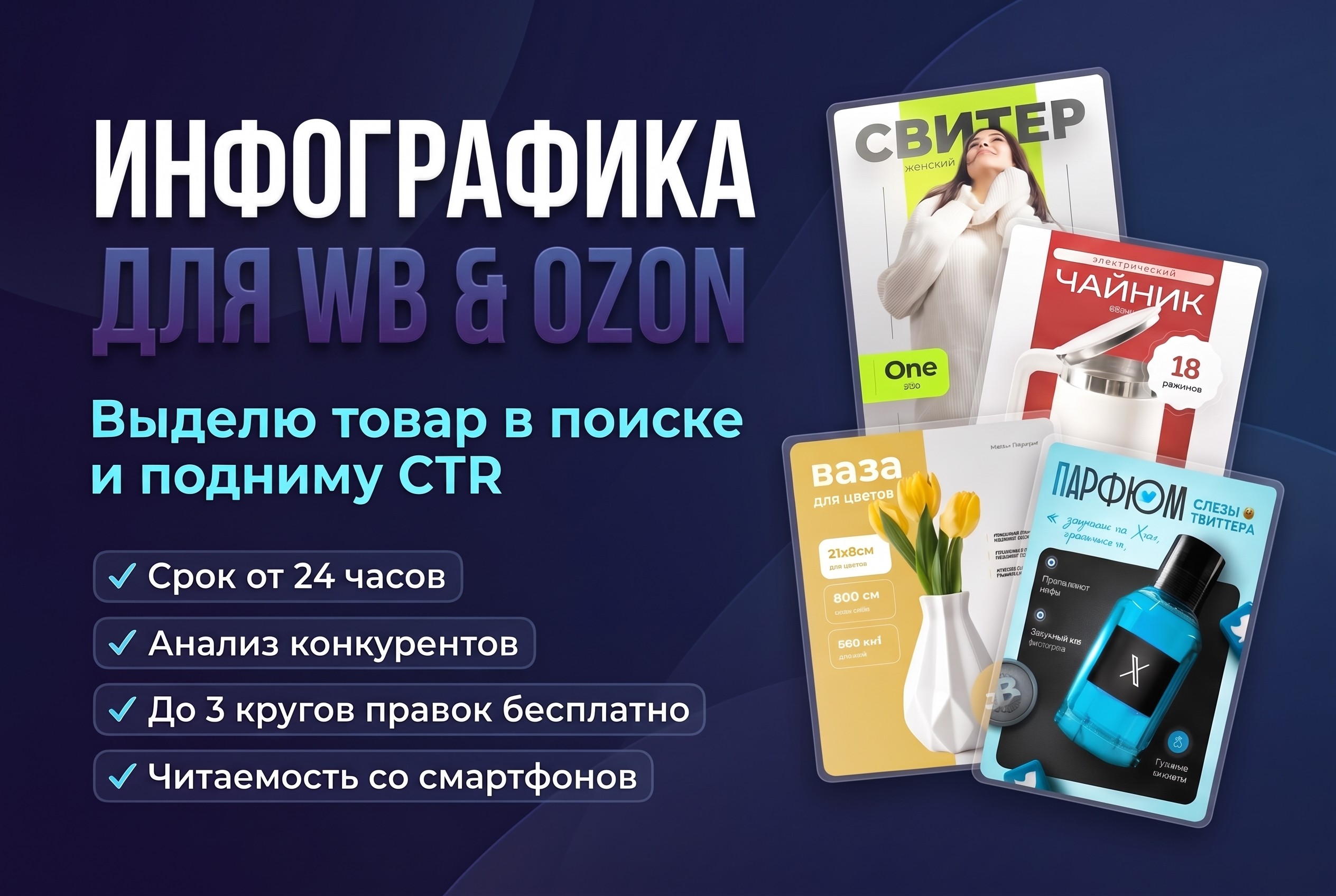 Продающий дизайн карточек това�…
