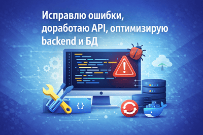 Доработаю и поддержу backend на Python (Django / FastAPI)