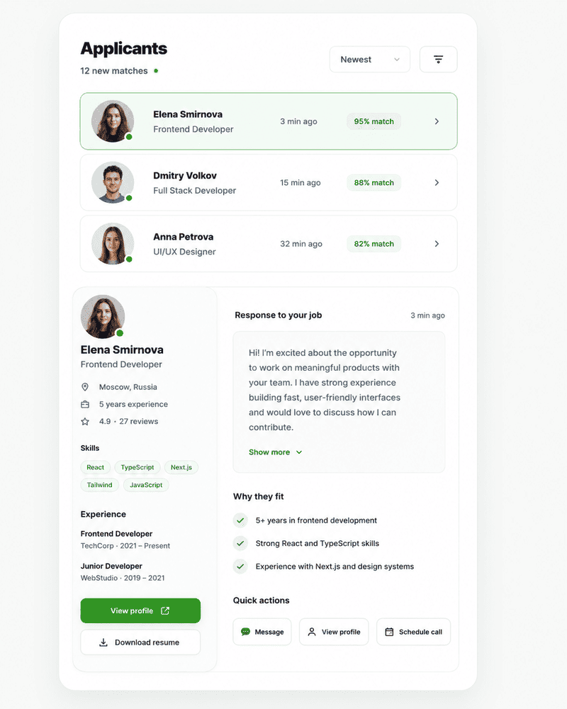 Размещение вакансии на FreelanceSpace
